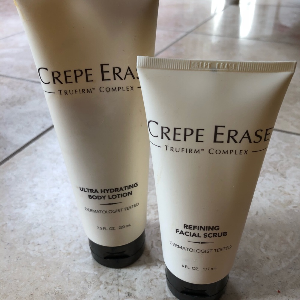 Crepe Erase Refining Facial Scrub/Hydrating Lotion